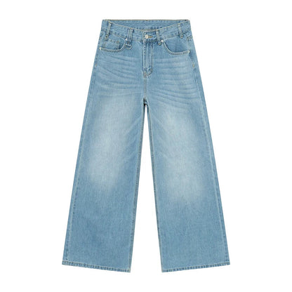 Herren Loose Fit Baggy Jeans | Hohe Taille Retro