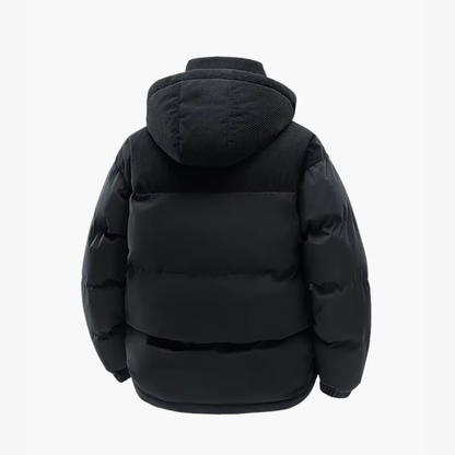 Herren Pufferjacke | Isoliert mit Kapuze für den Winter