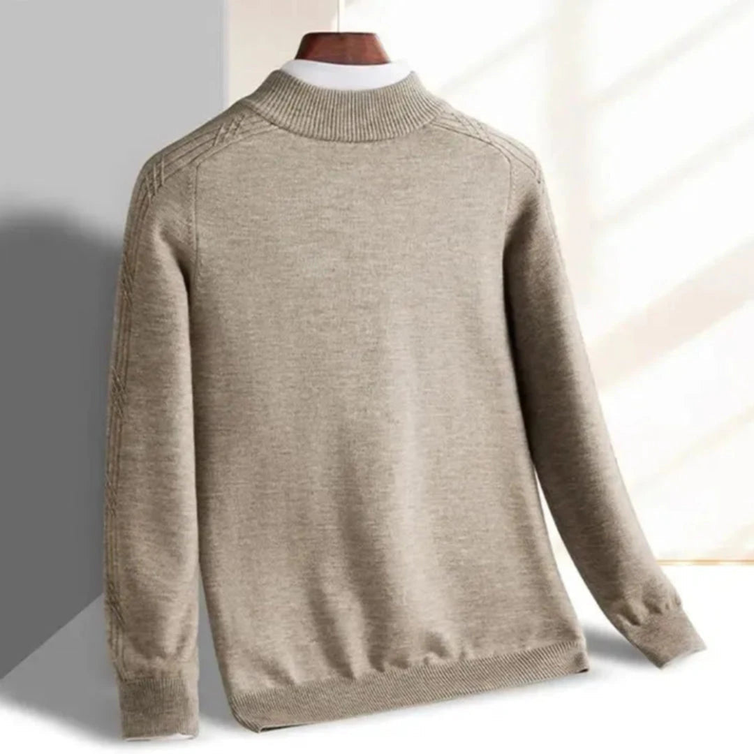 Herren-Strickpullover | Rippstrick, leicht | Normale Passform