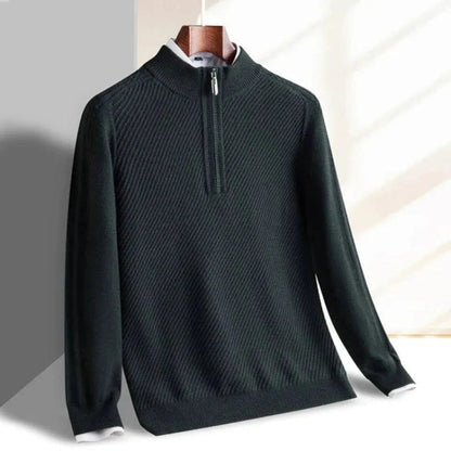 Herren-Strickpullover | Rippstrick, leicht | Normale Passform