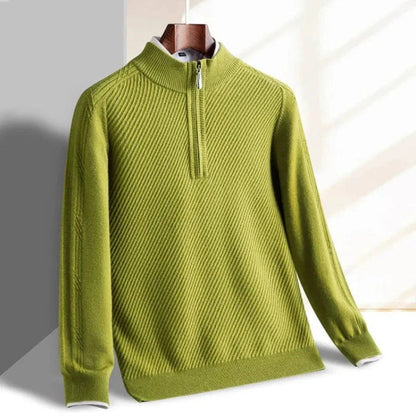 Herren-Strickpullover | Rippstrick, leicht | Normale Passform