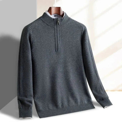 Herren-Strickpullover | Rippstrick, leicht | Normale Passform
