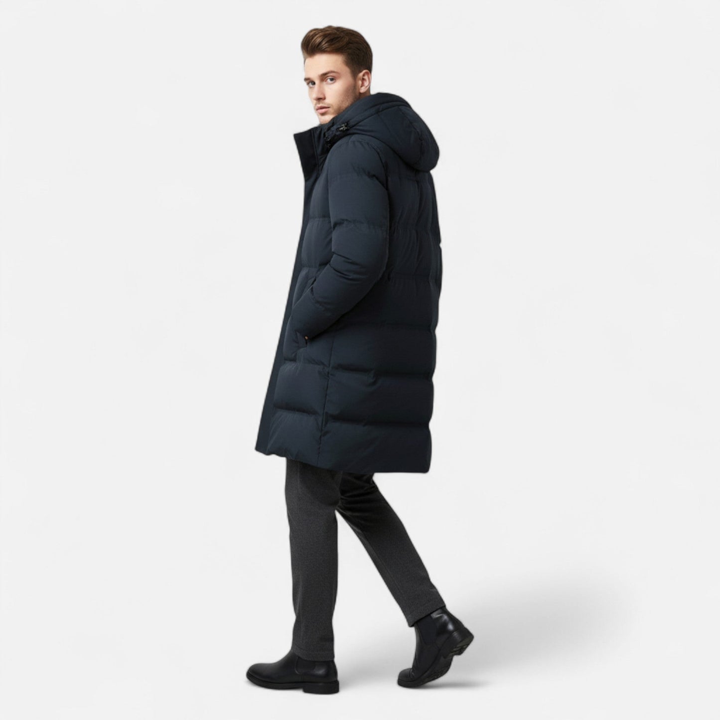 Herren-Winterparka | Mit Kapuze und Isolierung | Winter