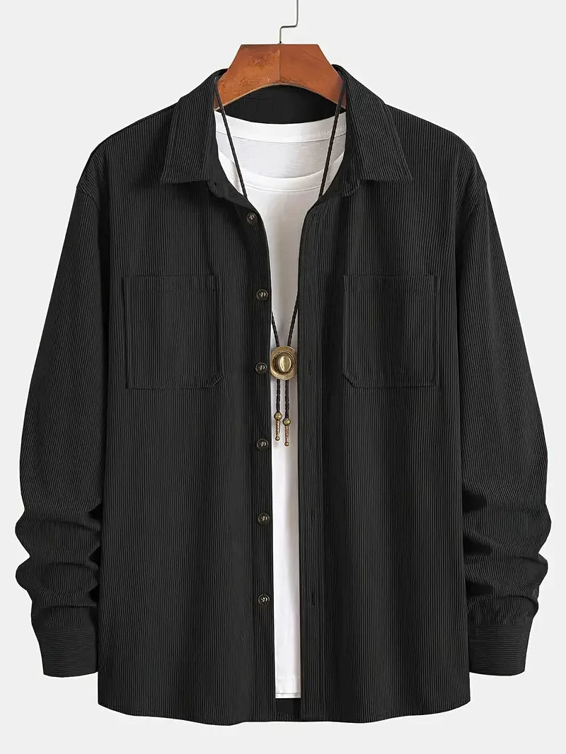Herren Cordjacke | Lässiger Schnitt mit Brusttaschen