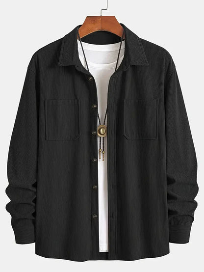 Herren Cordjacke | Lässiger Schnitt mit Brusttaschen