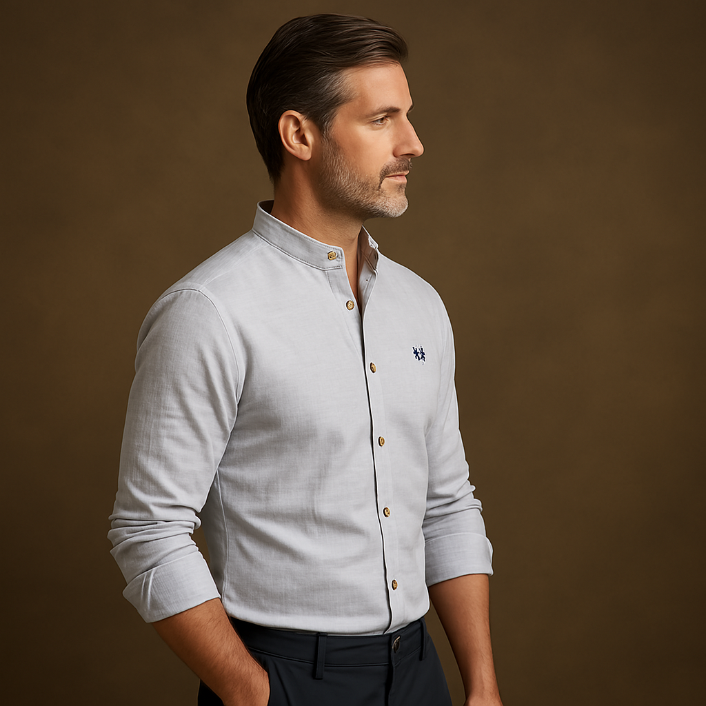 Polo Herren | Elegantes Stehkragenhemd & Zeitloser Stil