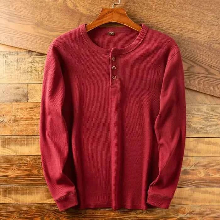 Poloshirt Herren | Henley-Knopfleiste & Slim Fit Style