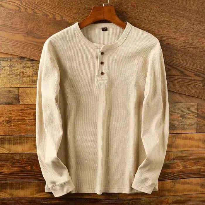 Poloshirt Herren | Henley-Knopfleiste & Slim Fit Style
