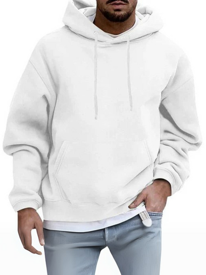 Herren Hoodie, verstellbare Kapuze | Kängurutasche