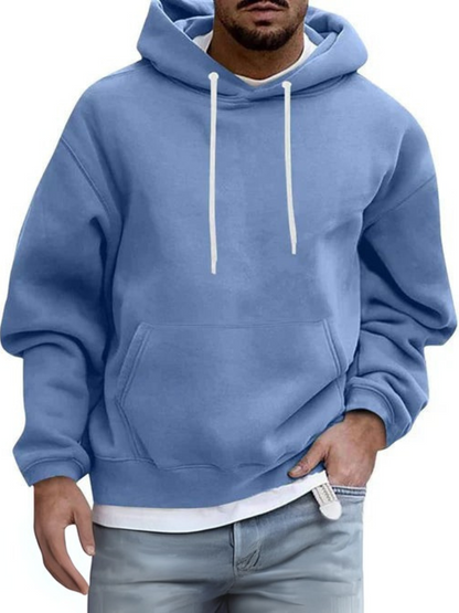 Herren Hoodie, verstellbare Kapuze | Kängurutasche
