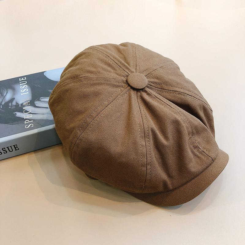 Flache Mütze für Männer aus Mischgewebe im Vintage-Retro-Stil für kalte Tage