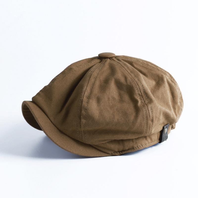Flache Mütze für Männer aus Mischgewebe im Vintage-Retro-Stil für kalte Tage