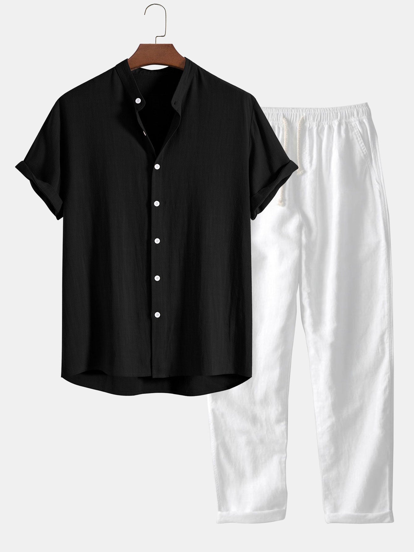 Sommer Set Herren | Stehkragen & Leichter Sommerkomfort