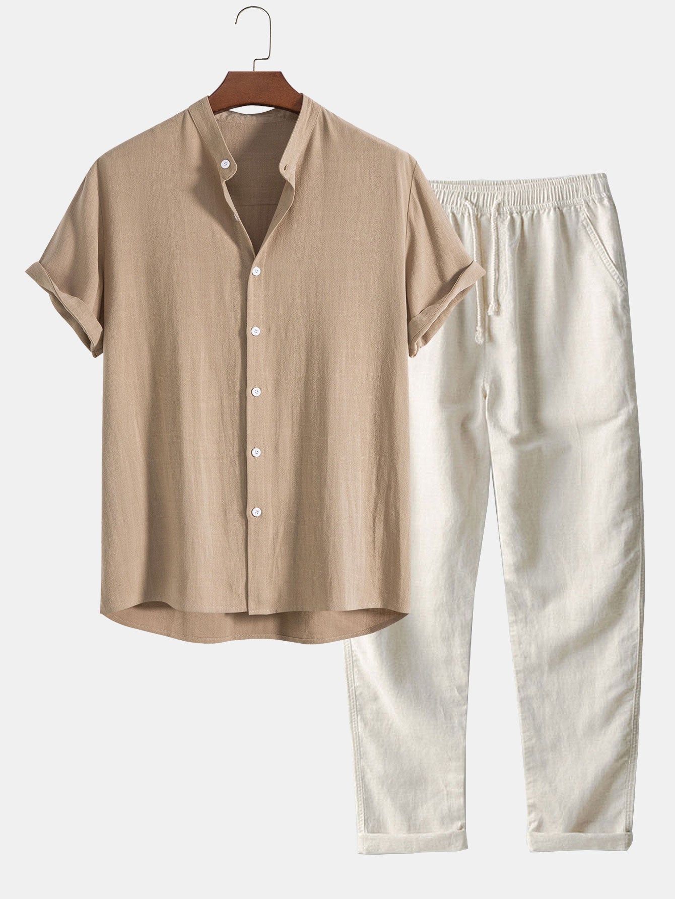 Sommer Set Herren | Stehkragen & Leichter Sommerkomfort