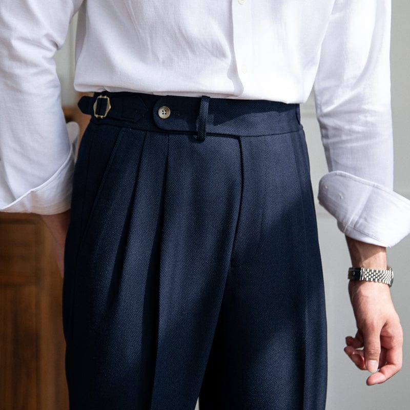 Herrenhose, tailliert, hochgeschnitten | Volle Länge