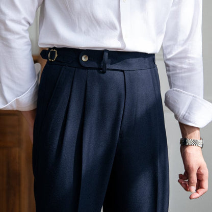 Herrenhose, tailliert, hochgeschnitten | Volle Länge