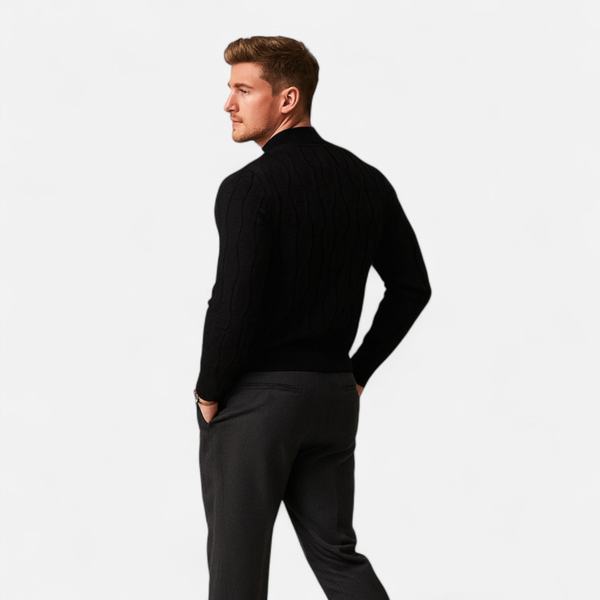 Herren Pullover | Entspannte Passform Klassischer Rundhals für Herbst & Winter