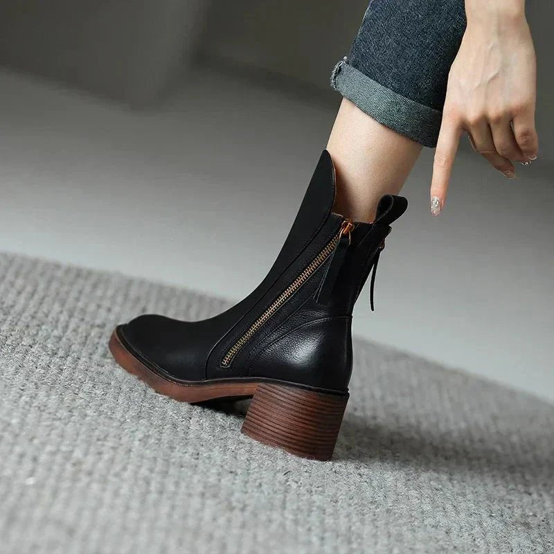 Lederstiefeletten für Damen | Langlebiges Design