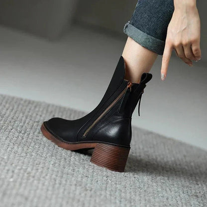 Lederstiefeletten für Damen | Langlebiges Design