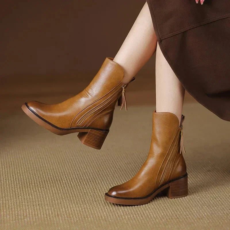 Lederstiefeletten für Damen | Langlebiges Design