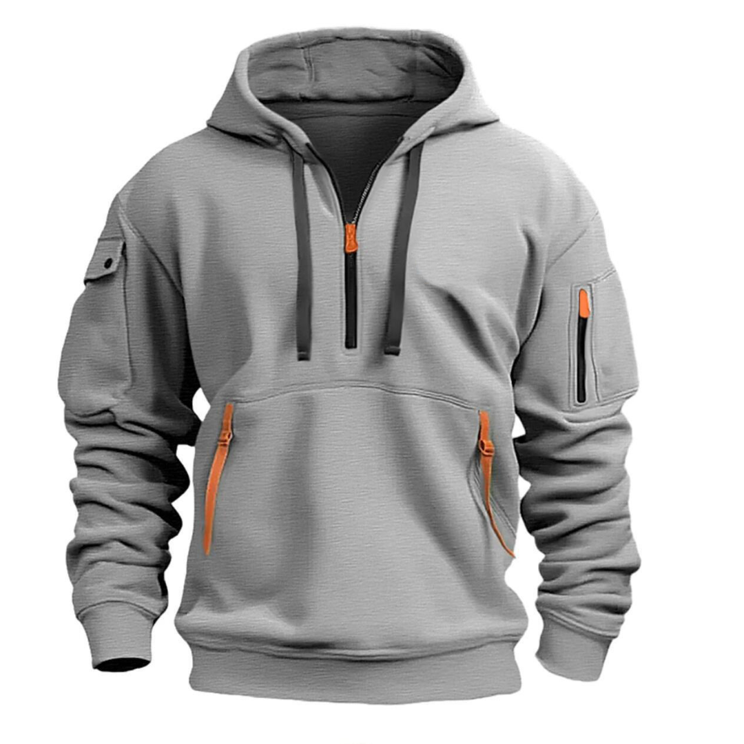 Hoodie Herren | Mit Praktischen Reißverschluss-Taschen