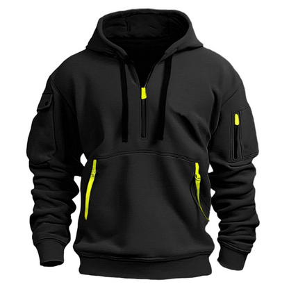 Hoodie Herren | Mit Praktischen Reißverschluss-Taschen
