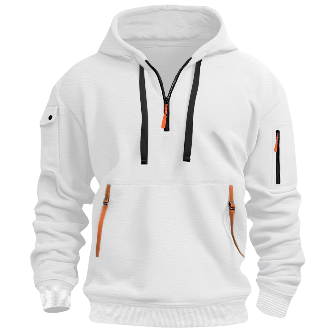 Hoodie Herren | Mit Praktischen Reißverschluss-Taschen