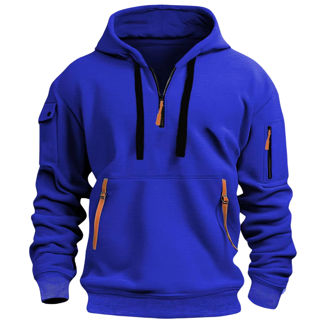Hoodie Herren | Mit Praktischen Reißverschluss-Taschen
