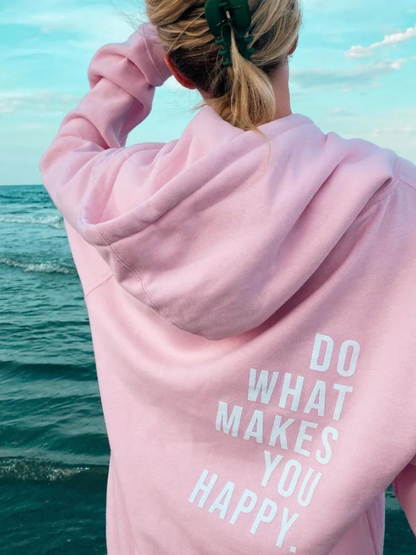 Hoodie mit Buchstabendruck für Damen | Bequem