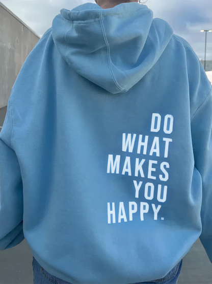Hoodie mit Buchstabendruck für Damen | Bequem