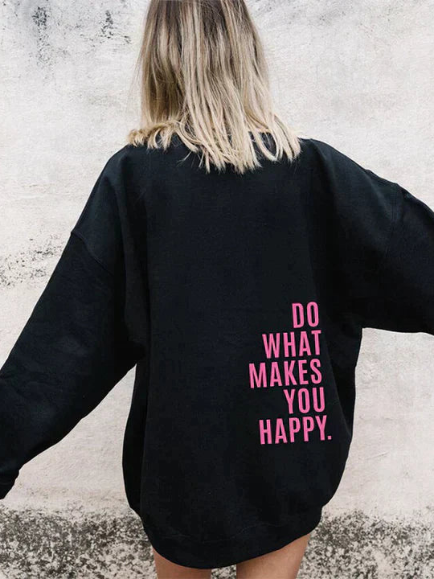 Hoodie mit Buchstabendruck für Damen | Bequem