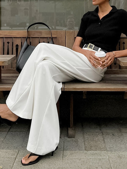 Hose Damen | Hohe Taille & Weiter Schnitt
