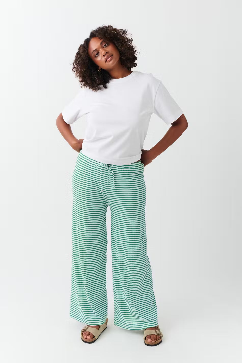 Hose Damen | Streifen & Entspannter Relaxed-Fit