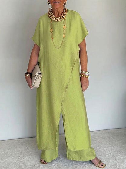 Iasmim - Bequemes Asymmetrisches Locker Sitzendes Kleid 5