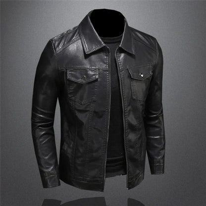 Bikerjacke Herren | Taillierter Schnitt & Edler Look 3