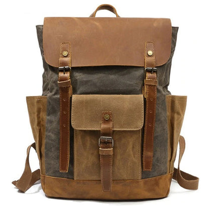 Back view of backpack with padded straps for comfortable daily carrying