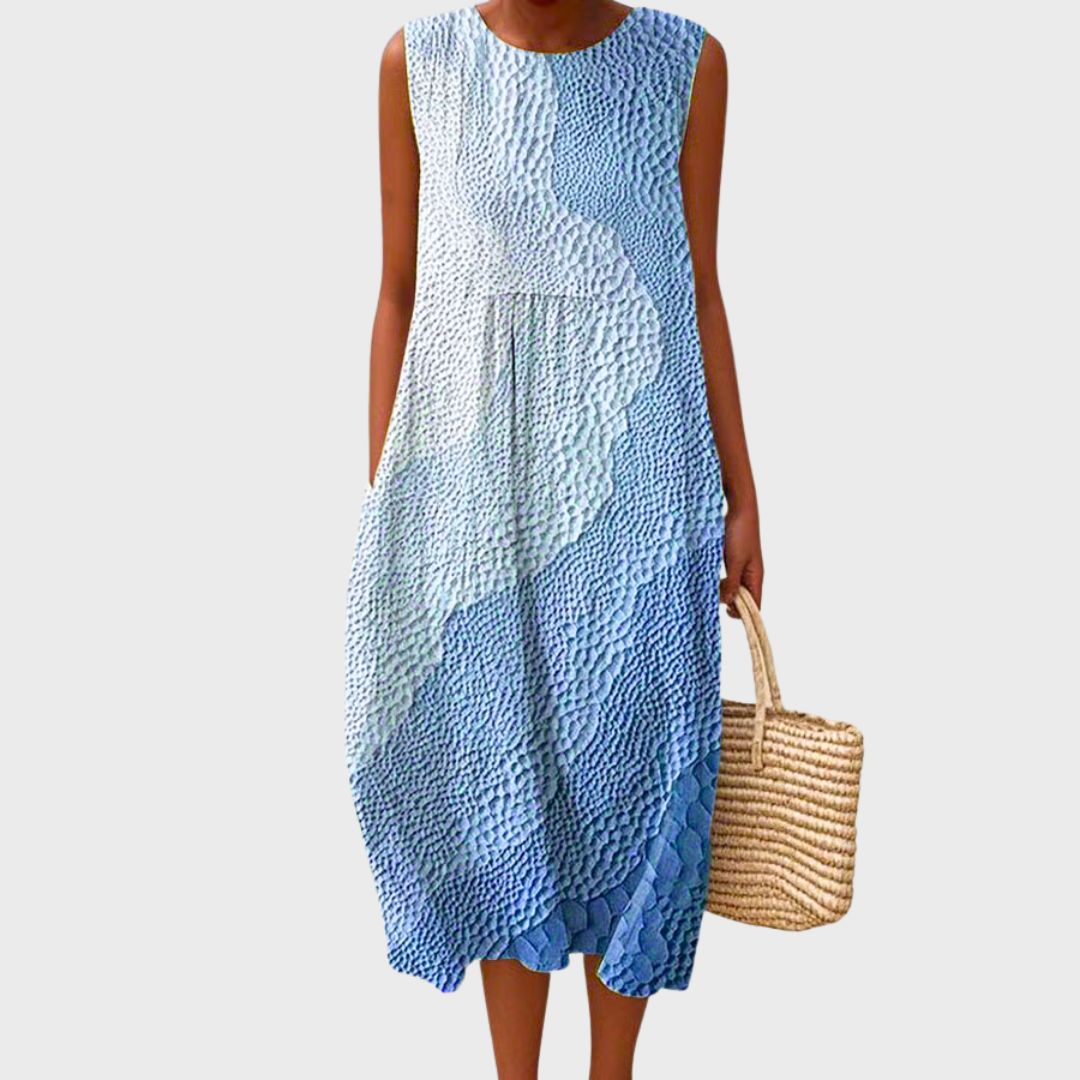 Sommerkleid Damen | Ärmellos & Luftig mit Karomuster