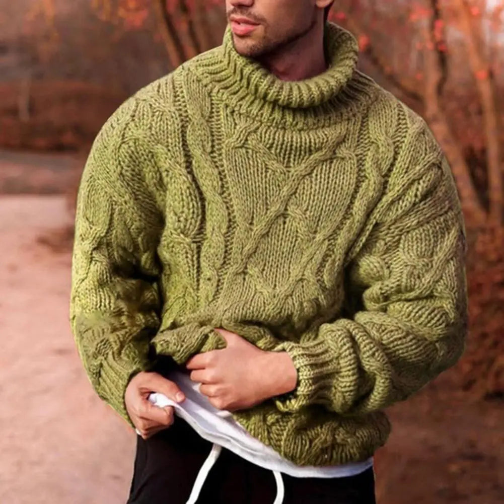 Rollkragenpullover Herren | Dick Gestrickt & Warm 1