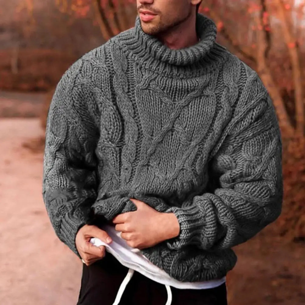 Rollkragenpullover Herren | Dick Gestrickt & Warm 3