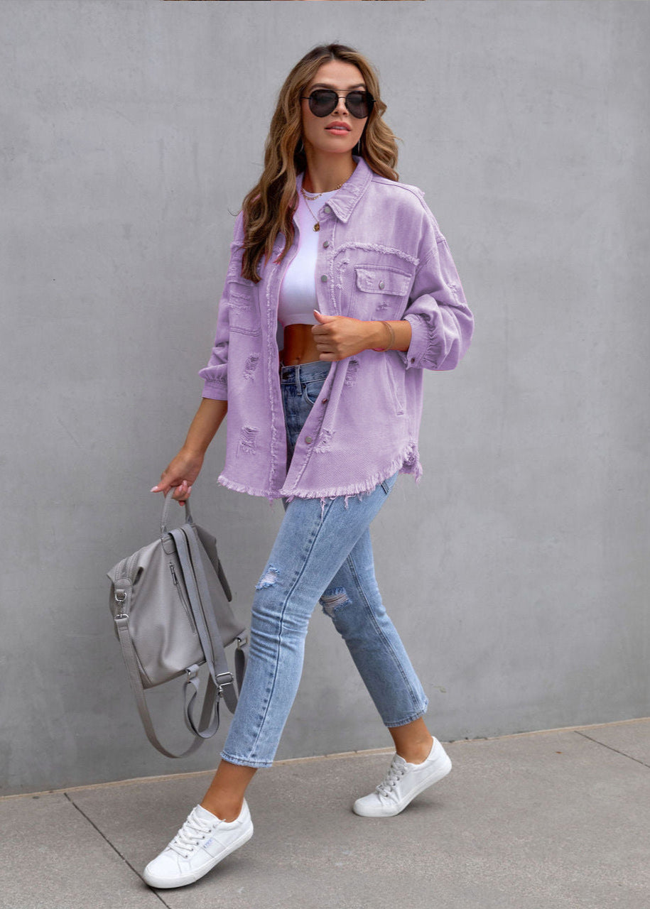 Jacke Damen | Oversize & Hemdkragen