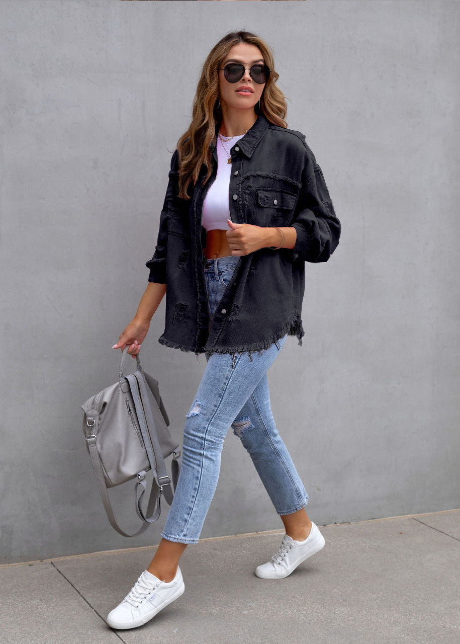 Jacke Damen | Oversize & Hemdkragen