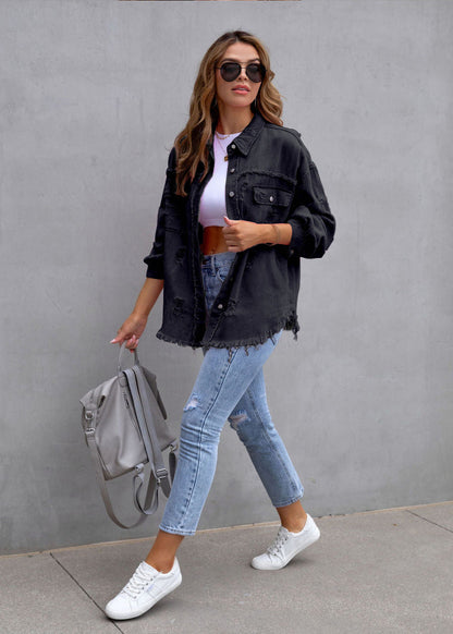 Jacke Damen | Oversize & Hemdkragen