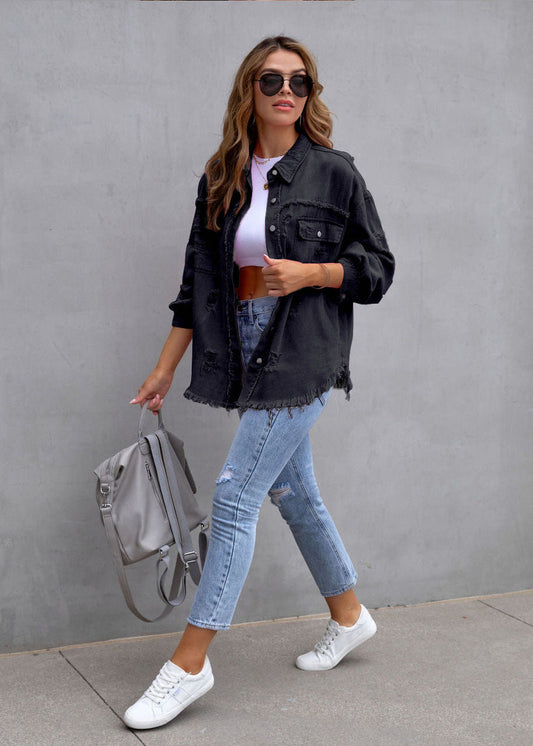 Jacke Damen | Oversize & Hemdkragen