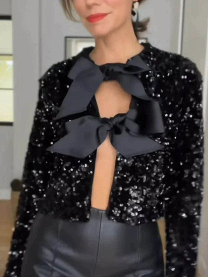 Jacke Damen | Schleifen-Detail & Kurz geschnitten