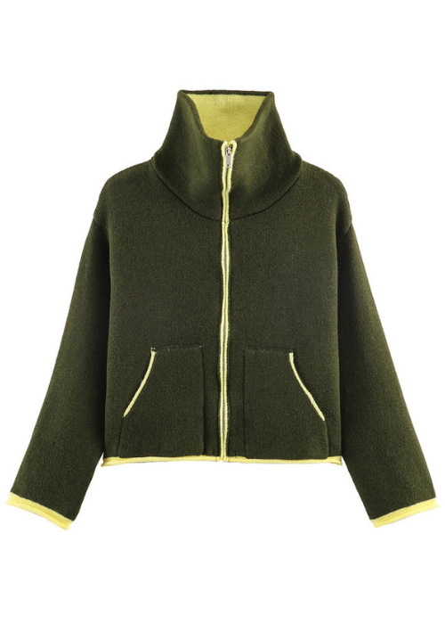 Jacke Damen | Stehkragen & durchgehender Zip