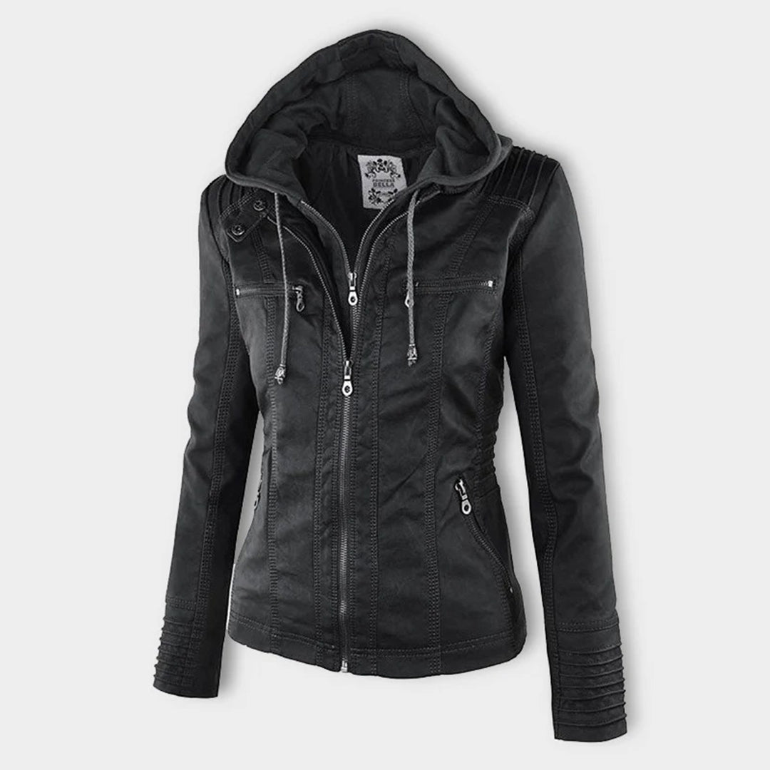 Jacke Damen mit Kapuze | Abnehmbare Kapuze & Zip-Taschen