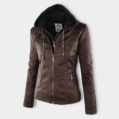 Jacke Damen mit Kapuze | Abnehmbare Kapuze & Zip-Taschen