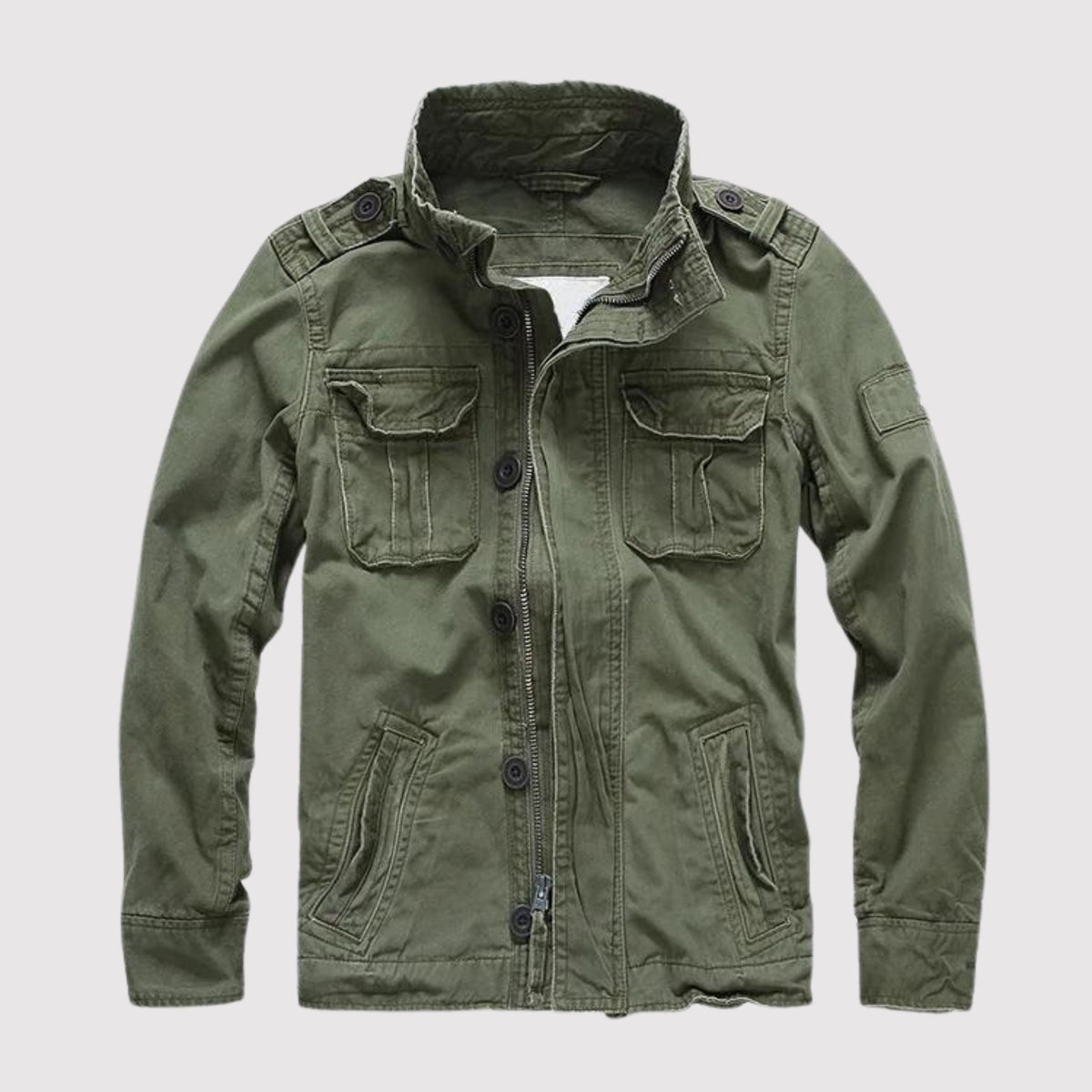 Jacke Herren | Field-Look & Stehkragen