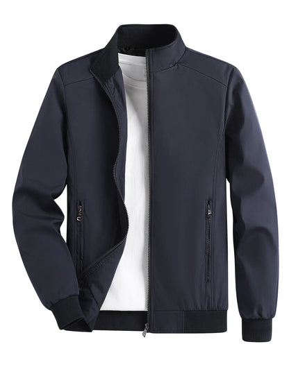 Jacke für Herren mit Stehkragen | Schlanke Passform & Leicht 8