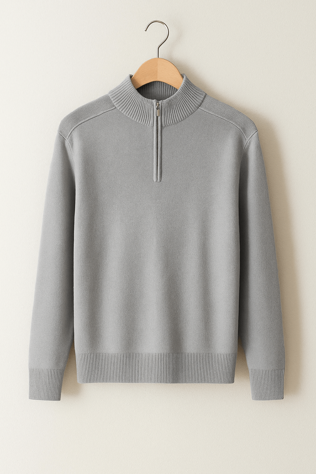 Jacob Strickpullover mit Reißverschluss 1
